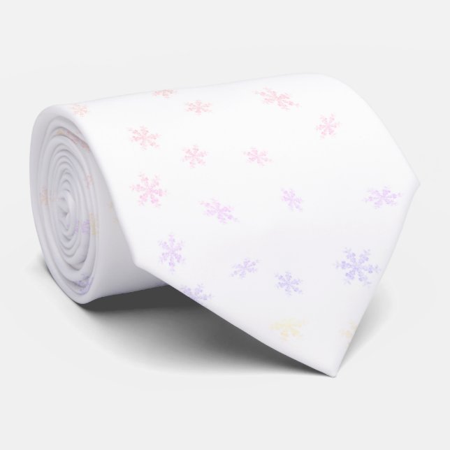 Cravate Flèches de neige personnalisables (Roulé)