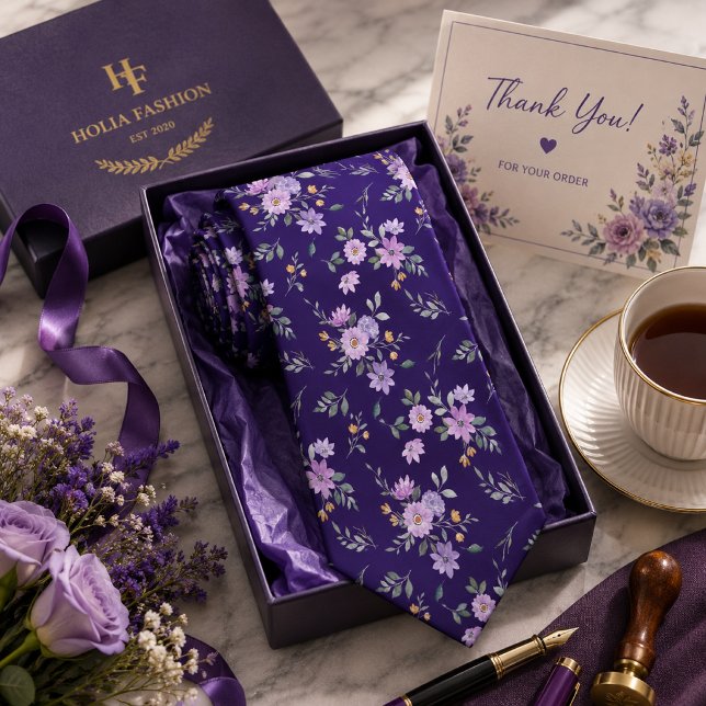 Cravate Fleur de lavande (Créateur téléchargé)