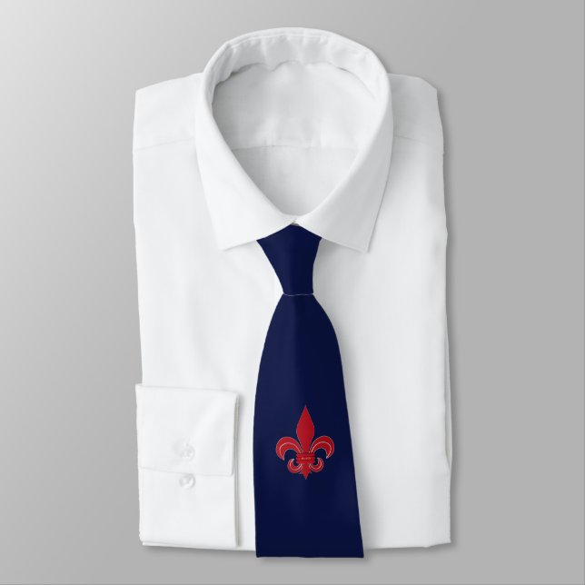 Cravate Fleur de Lis (Attaché)