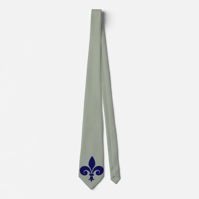Cravate Fleur de lis (Devant)