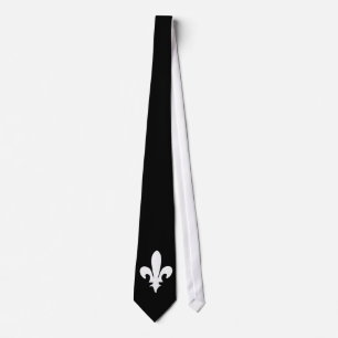 Cravate Fleur de lis Classic - noir