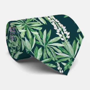Cravate Fleur de lupin