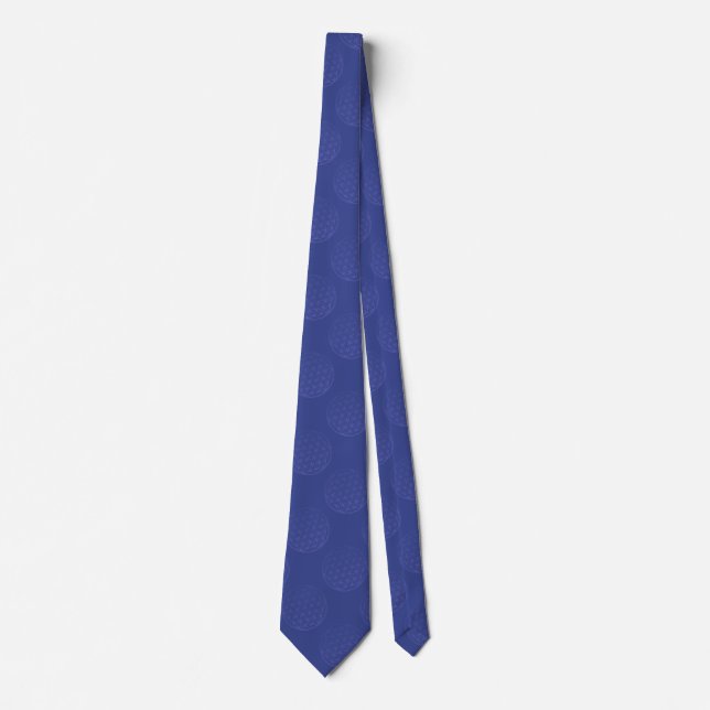 Cravate Fleur de vie / Blume des Lebens - bleu Motif (Devant)