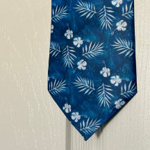 Fleur d'Hibiscus d'Hawaï Feuille de Palmier Tropic