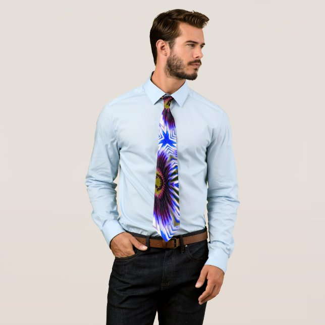 Cravate Fleur Passion Unique (En situation)