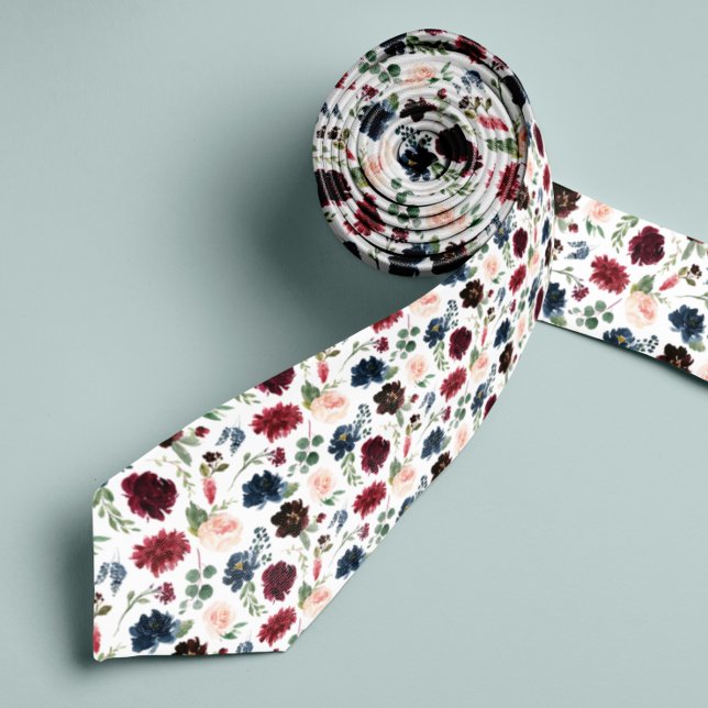 Cravate Fleur radieuse | Motif floral