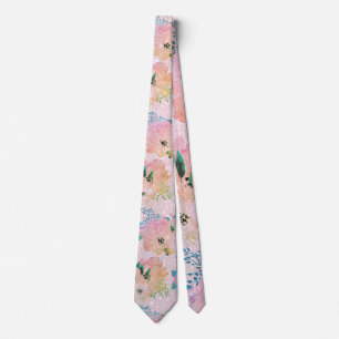 Cravate Fleur Vintage