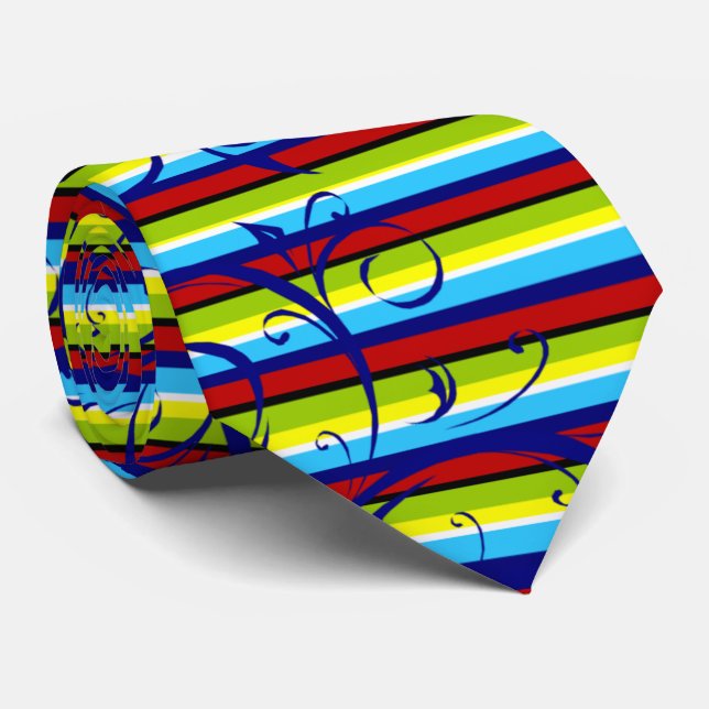 Cravate fleurie (Roulé)