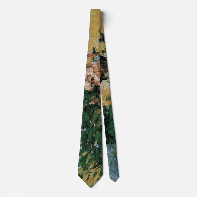 Cravate Fleurs dans un vase bleu de Paul Cézanne Art ancie (Devant)