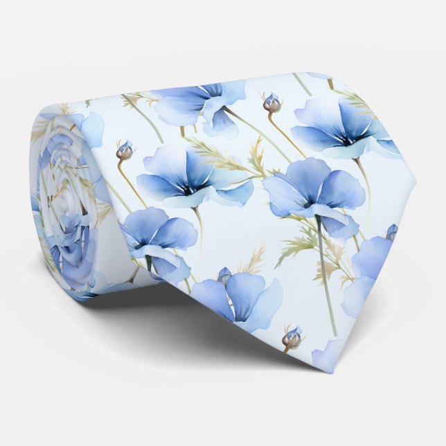 Cravate Fleurs de bureau décontractées Lien de cou Bohème (Roulé)