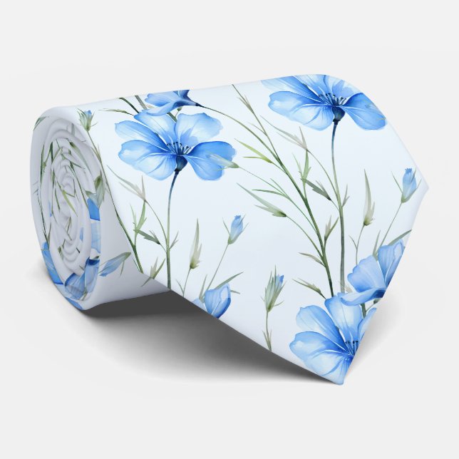 Cravate Fleurs de bureau décontractées Lien de cou Bohème (Roulé)