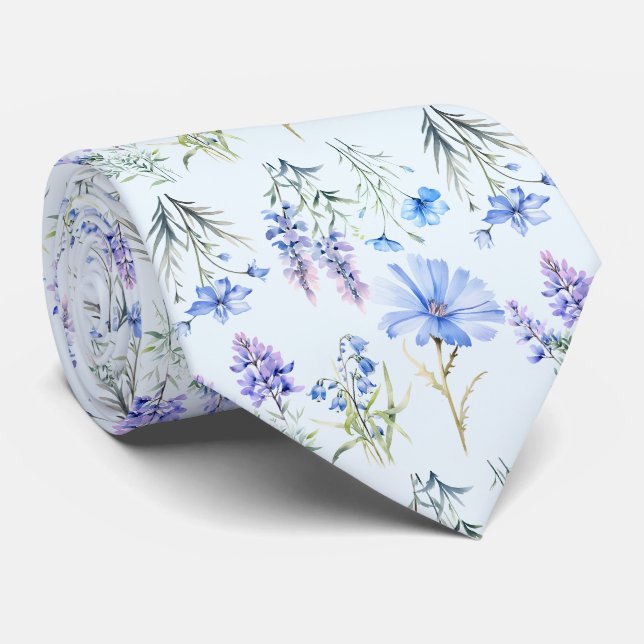 Cravate Fleurs de bureau décontractées Lien de cou Bohème (Roulé)