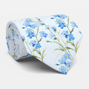 Cravate Fleurs de bureau décontractées noué au cou Bohème