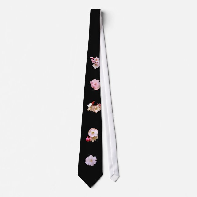 Cravate Fleurs de cerisier GardenTie (Devant)