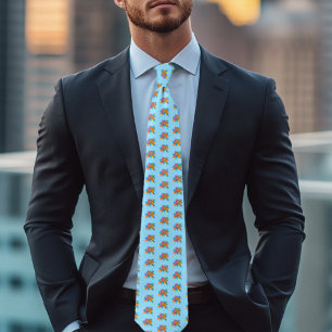 Cravate Fleurs de cerisiers de Lotus Koi Fish