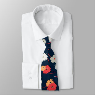 Cravate Fleurs de jardin