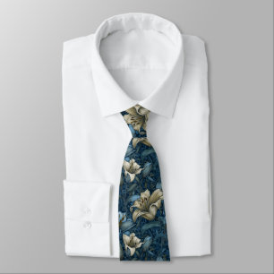 Cravate Fleurs de lys colorées pour garçons d'honneur