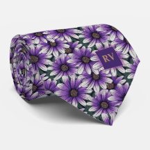 Fleurs de Sion Violet Monogrammes