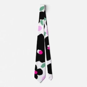 Cravate Fleurs noires du printemps 2017 Lien de cou par Ge