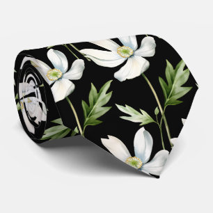Cravate Fleurs sauvages de bureau décontractées Lien de co
