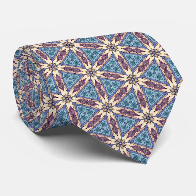 Cravate Floral Connection Neck Tie (Roulé)