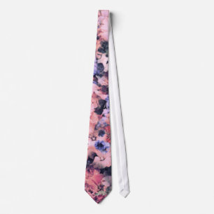 Cravate florale