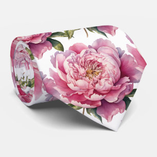 Cravate Florale Élégante pour Mariage et Occasion