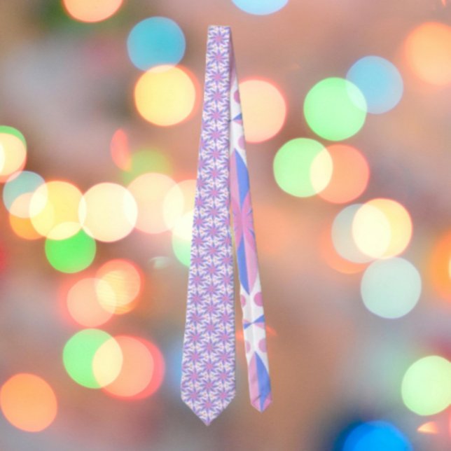 Cravate florale Trans Pride : Fleur avec fierté (Créateur téléchargé)