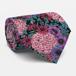 Cravate Floraux de jardin gras