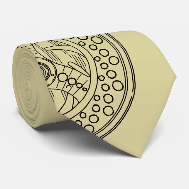 Cravate Fly Reel Art for Fans of Fly Fishing (Roulé)