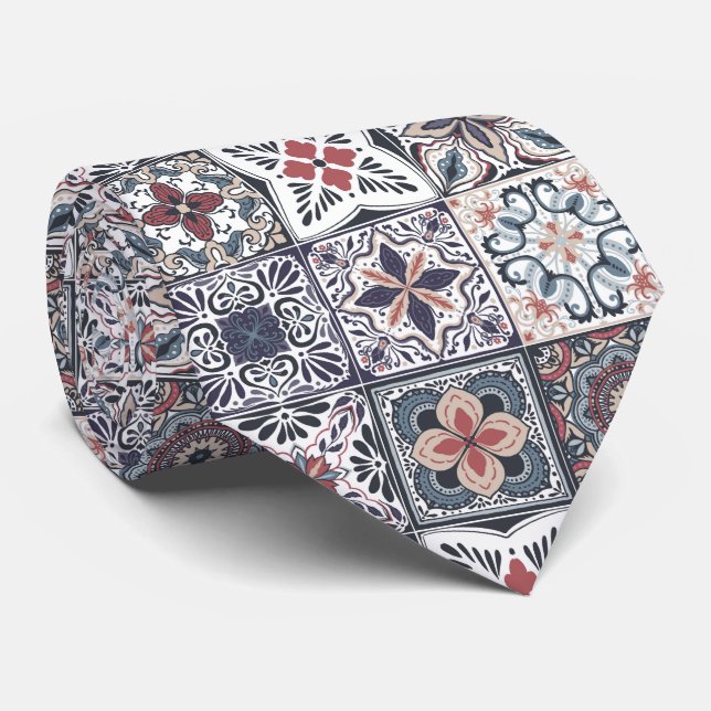 Cravate Fond d'écran Backsplashes / Talavera inspiré tuile (Roulé)