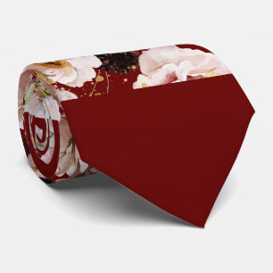 Cravate Fond DIY Boho H2 Roses Poussiéreuses Mums Bourguig