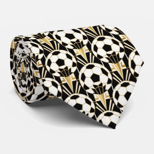 Cravate Football Faux Soie   Gentleman Joueur de Sport
