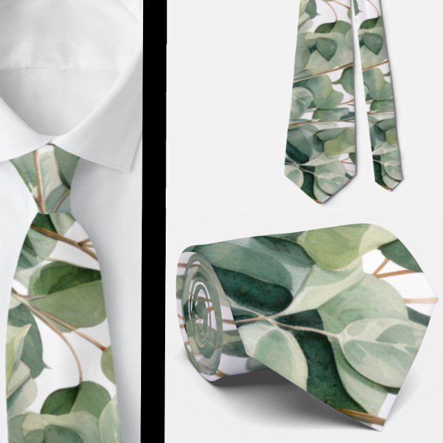 Cravate Formal Eucalyptus Neck Ties | Simple and Classic (Créateur téléchargé)
