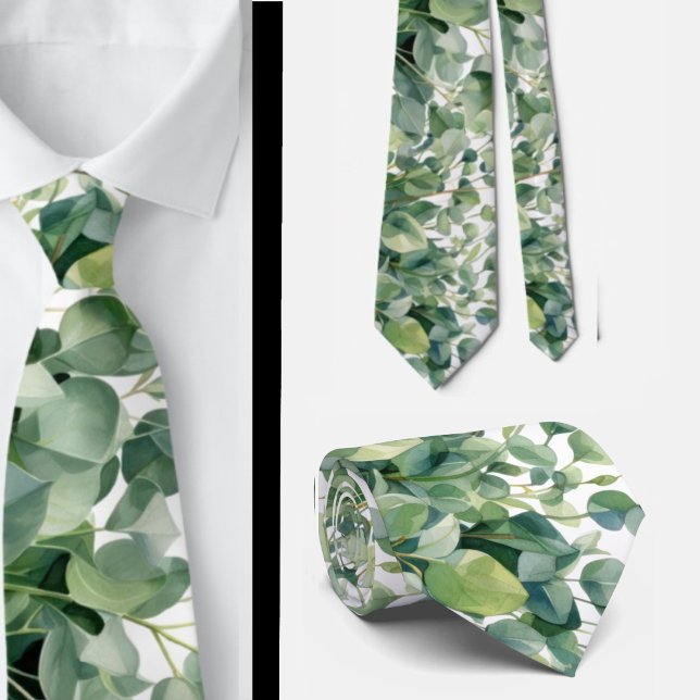 Cravate Formal Eucalyptus Neck Ties | Simple and Classic (Créateur téléchargé)