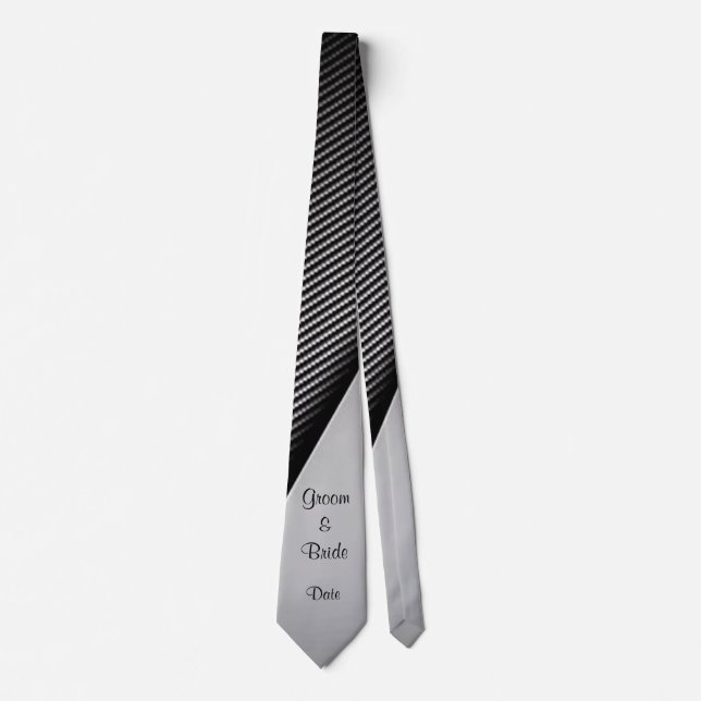 Cravate “Formal Tux Look” Groom’s Wedding Tie (Devant)