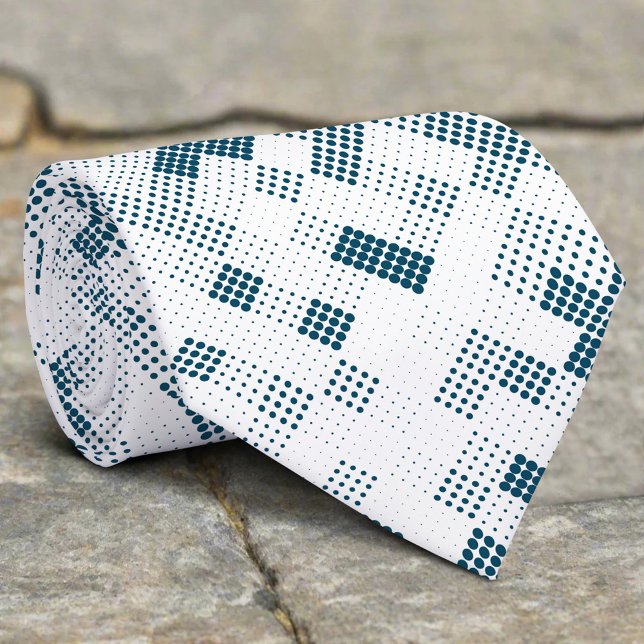 Cravate Forme géométrique minimale circulaire Abstraite (Créateur téléchargé)