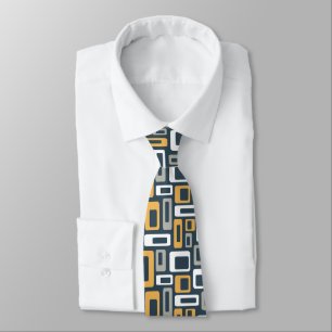 Cravate Formes colorées de style mi-siècle