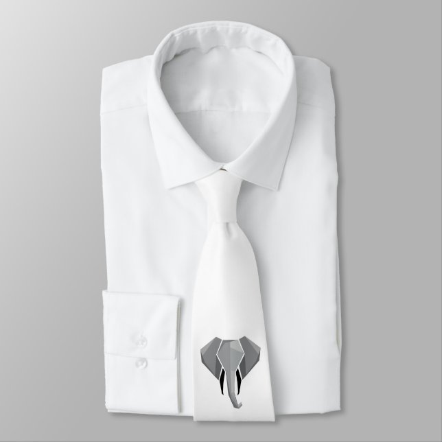 Cravate Formes simples Géométrie Tête d'éléphant (Attaché)