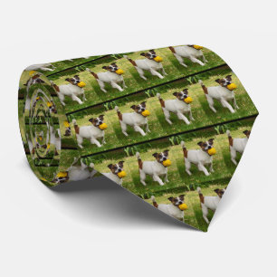 Cravate Fox Terrier Avec Son Motif À Balle,