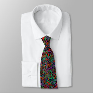 Cravate Fractale Fiesta Swirl
