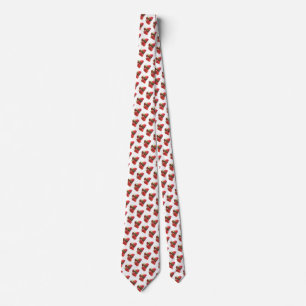 Cravate Fraises