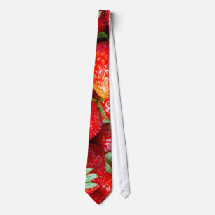 Cravate Fraises