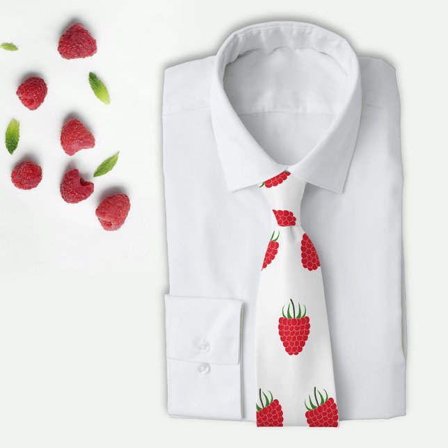 Cravate Framboise (Raspberry Neck Tie)