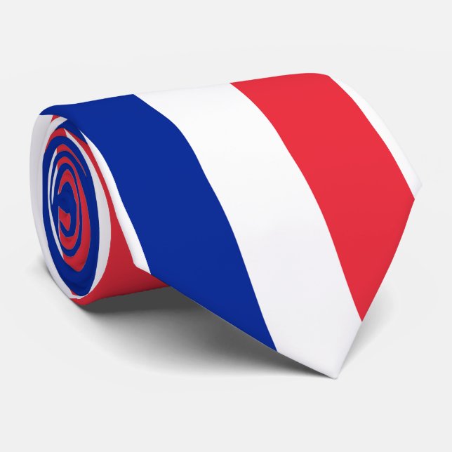Cravate France Flag (Roulé)