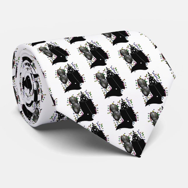 Cravate Frankenstein vendredi anniversaire (Roulé)