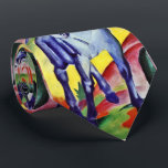 Cravate Franz Marc Blue Cheval Peinture d'Art Vintage<br><div class="desc">Franz Marc Blue Horse I Franz Marc était un peintre et graveur allemand, l'un des personnages clés du mouvement expressionniste allemand. Il a été membre fondateur de Der Blaue Reiter (The Blue Rider), une revue dont le nom est devenu par la suite synonyme du cercle d'artistes qui y collaborent. Marc...</div>