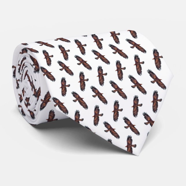 Cravate Frénésie de l'Aigle Royal Tie Double Face (Choisis (Roulé)