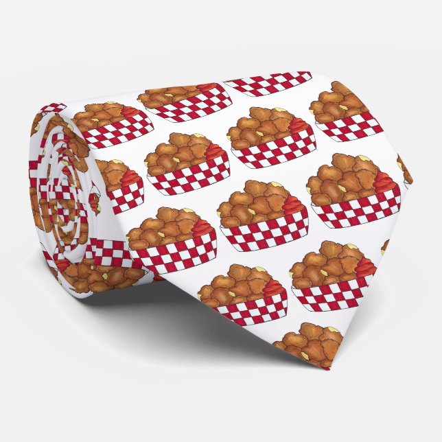 Cravate Fromages frits Profondes Courdes Minnesota Wiscons (Roulé)