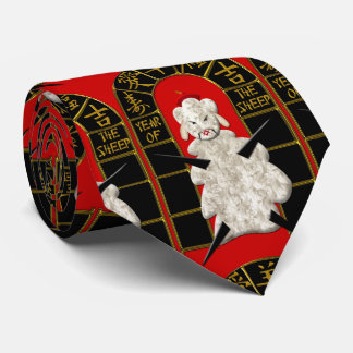 Cravate Fu Manchu Lamb - Année du mouton